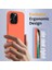 iPhone 16 Pro Manyetik Kılıf Darbeye Dayanıklı Sıvı Silikon Telefon Kılıfı-Turuncu (Yurt Dışından) 4