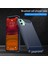 1.8mm Karbon Fiber Fırçalanmış Doku Darbe Tamponu Tpu Arka Kılıf Cep Telefonu Kılıfı iPhone 11 6.1 Inç-Mavi (Yurt Dışından) 5