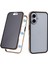 iPhone 16 Plus Anti-Casus Kılıf Manyetik Metal Çerçeve + Çift Taraflı Temperli Cam Telefon Kılıfı - Altın (Yurt Dışından) 1