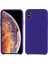 iPhone Xs 5.8 Inç Için Iyi Koruma Çizilmez Kenar Sarılı Sıvı Silikon Kılıf Yumuşak Akıllı Telefon Kılıfı Kabuk-Koyu Mor (Yurt Dışından) 1