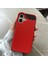 iPhone 16 Kılıfı Için Kayar Kart Tutucu Pc+Tpu Telefon Arka Kapağı-Kırmızı (Yurt Dışından) 1