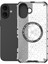 iPhone 16 Manyetik Kılıf Petek Tasarım Tpu+Pc Telefon Kılıfı Hava Yastığı Koruması-Şeffaf (Yurt Dışından) 4