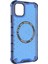 iPhone 11 Kılıfı Için Magsafe Honeycomb Tasarım Tpu+Pc Telefon Kılıfı-Mavi ile Uyumlu (Yurt Dışından) 3