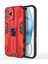 iPhone 16 Plus Kılıf Pc+Tpu Darbeye Dayanıklı Telefon Kılıfı Kickstand Ile-Kırmızı (Yurt Dışından) 1