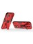 iPhone 16 Plus Kılıf Pc+Tpu Darbeye Dayanıklı Telefon Kılıfı Kickstand Ile-Kırmızı (Yurt Dışından) 3