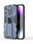 iPhone 15 Pro Max Katlanabilir Kickstand Çizilmez Kılıf Pc+Tpu Darbeye Dayanıklı Telefon Kılıfı-Mavi (Yurt Dışından) 1