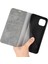 iPhone 14 Plus 6.7 Inç Skin Touch Hissi Folio Flip Deri Kılıf Cep Telefonu Standı Cüzdan Koruyucu Kılıf-Gri (Yurt Dışından) 3