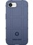 iPhone 16E Kılıfı Kare Izgara Doku Düşmeye Karşı Tpu Telefon Kılıfı-Mavi (Yurt Dışından) 2