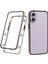iPhone 16 Plus Kılıf Manyetik Tam Koruma Şeffaf Telefon Kılıfı-Altın (Yurt Dışından) 1
