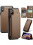 iPhone Xs Max Telefon Kılıfı Caseme C22 Deri Arka Kapak Rfıd Engelleme Kart Yuvaları Ile-Kahverengi (Yurt Dışından) 1