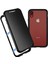 iPhone Xr 6.1 Inç Gizlilik Manyetik Kılıf Gözetleme Önleyici Çift Taraflı Temperli Cam + Metal Tampon Çerçeve Tam Koruyucu Telefon Kılıfı-Siyah (Yurt Dışından) 1