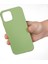 iPhone 12 Pro Max 6.7 Inç Sıvı Silikon Yumuşak Cep Telefonu Kılıfı Akıllı Telefon Kılıfı-Açık Yeşil (Yurt Dışından) 4
