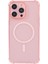 iPhone 15 Pro Max Tpu Kılıf Güçlendirilmiş Köşe Telefon Kılıfı Magsafe-Pembe ile Uyumlu (Yurt Dışından) 3