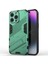 iPhone 16 Pro Max Kılıf Pc+Tpu Darbeye Dayanıklı Telefon Kılıfı Kickstand Ile-Yeşil (Yurt Dışından) 1