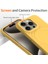 iPhone 15 Pro Manyetik Kılıf Su Dalgası Desenli Sıvı Silikon Telefon Kılıfı-Sarı (Yurt Dışından) 4