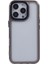 iPhone 16 Pro Şeffaf Telefon Kılıfı Pc+Tpu Hibrit Arka Kapak-Şeffaf Siyah (Yurt Dışından) 3