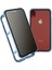iPhone Xr 6.1 Inç Gizlilik Manyetik Kılıf Gözetleme Önleyici Çift Taraflı Temperli Cam + Metal Tampon Çerçeve Tam Koruyucu Telefon Kılıfı-Mavi (Yurt Dışından) 1