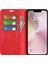 iPhone 16E Kılıf Cilt Dokunmatik Deri Cüzdan Telefon Kılıfı-Kırmızı (Yurt Dışından) 2
