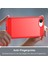 iPhone 16E Kılıfı Karbon Fiber Doku Esnek Tpu Fırçalanmış Telefon Kılıfı-Kırmızı (Yurt Dışından) 4