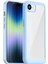 iPhone 16E Şeffaf Arka Kılıf Renkli Çerçeve Tpu+Akrilik Telefon Kılıfı-Mavi (Yurt Dışından) 1