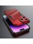 iPhone 16 Pro Kılıf Pc+Tpu Darbeye Dayanıklı Telefon Kılıfı Kickstand Ile-Kırmızı (Yurt Dışından) 5