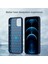 1.8mm Parmak Izi Dayanıklı Karbon Fiber Fırçalanmış Doku Arka Kılıf Esnek Tpu Kapak iPhone 12 Pro Max 6.7 Inç-Mavi (Yurt Dışından) 4
