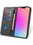 iPhone 14 Pro Max Toz Geçirmez Telefon Kılıfı Cüzdan Manyetik Deri Stand Dana Doku Telefon Kılıfı-Siyah (Yurt Dışından) 3