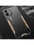 iPhone 12 Telefon Kılıfı Alüminyum Alaşım + Pc + Tpu Askeri Sınıf Darbeye Dayanıklı Kılıf - Altın (Yurt Dışından) 2