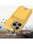 iPhone 12 Pro Max Sıvı Silikon Kılıf Kart Tutucu Çapraz Askılı Telefon Kılıfı-Sarı (Yurt Dışından) 4