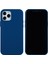 Çizilmeye Karşı Dayanıklı Sıvı Silikon Yumuşak Telefon Kılıfı Kabuğu iPhone 13 Pro 6.1 Inç-Mavi (Yurt Dışından) 1