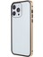 iPhone 14 Pro 6.1 Inç Hd Çift Taraflı Temperli Cam + Metal Tampon Toz Önleyici Manyetik Telefon Kılıfı Kabuk-Altın (Yurt Dışından) 3