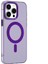 Candy Series iPhone 13 Pro Kılıfı Magsafe Pc+Tpu+Pet Düşmeye Karşı Telefon Kılıfı ile Uyumlu-Mor (Yurt Dışından) 2