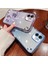 Kadem Degrade Simli Toz Tpu Kılıf iPhone 12 6.1 Inç, Yapay Elmas Dekor Çiçek Desenli Düşmeye Karşı Koruyucu Kılıf-Mavi (Yurt Dışından) 4
