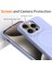 iPhone 12 Pro Max Manyetik Kılıf Darbeye Dayanıklı Sıvı Silikon Telefon Kılıfı Su Dalgası Dokusu-Mor (Yurt Dışından) 5