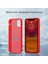 1.8mm Karbon Fiber Fırçalanmış Doku Darbe Tamponu Tpu Arka Kılıf Cep Telefonu Kılıfı iPhone 11 6.1 Inç-Kırmızı (Yurt Dışından) 4