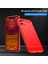 1.8mm Karbon Fiber Fırçalanmış Doku Darbe Tamponu Tpu Arka Kılıf Cep Telefonu Kılıfı iPhone 11 6.1 Inç-Kırmızı (Yurt Dışından) 5