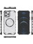 iPhone 12 Pro Max Manyetik Kılıf 4 Köşe Darbeye Dayanıklı Hava Yastığı Petek Tpu+Pc Kapak-Şeffaf (Yurt Dışından) 5