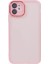Dksm Serisi iPhone 12 Kılıf Elektrokaplama Kamera Çerçeve Tpu Telefon Kılıfı-Şeffaf Pembe (Yurt Dışından) 3