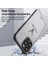 iPhone 13 Pro Max Telefon Kılıfı Pu Deri Kaplamalı Pc+Tpu Geyik Desenli Kapak-Gri (Yurt Dışından) 4