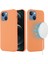 iPhone 13 Kılıfı Için Magsafe Sıvı Silikon Telefon Kılıfı ile Uyumlu-Turuncu (Yurt Dışından) 1
