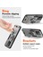 iPhone 13 Pro Max Kickstand Kılıf Pc+Tpu Telefon Kabuğu Kayar Lens Kapağı-Gri (Yurt Dışından) 2
