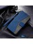 iPhone 14 Pro Max 6.7 Inç Stand Fonksiyonu Ekleme Dikiş Cilt Dokunma Telefon Kılıfı Pu Deri + Tpu Kılıf-Mavi (Yurt Dışından) 4