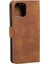 Pu Deri Cüzdan Telefon Kılıfı Perçin Dekor Kapak Stand Kılıf Kapak iPhone 13 Pro Max 6.7 Inç-Kahverengi (Yurt Dışından) 4