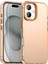 iPhone 16 Plus Kılıf Pc+Tpu+Pet Mat Düşmeye Karşı Telefon Arka Kapağı-Turuncu (Yurt Dışından) 1