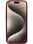 iPhone 16 Plus Kılıf Yumuşak Elyaf Astar Tpu Telefon Kılıfı Kamera Lens Koruması-Kırmızı (Yurt Dışından) 2
