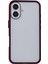 iPhone 16 Plus Anti-Casus Kılıf Manyetik Metal Çerçeve + Çift Taraflı Temperli Cam Telefon Kılıfı - Kırmızı (Yurt Dışından) 2