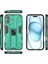 iPhone 16 Plus Kılıf Pc+Tpu Darbeye Dayanıklı Telefon Kılıfı Kickstand Ile-Yeşil (Yurt Dışından) 4