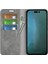 iPhone 14 6.1 Inç Skin-Touch Hissi Deri Cüzdan Kılıf Manyetik Otomatik Kapanan Stand Tpu Darbeye Dayanıklı Iç Kılıf-Gri (Yurt Dışından) 4