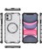 iPhone 11 Kılıfı Için Magsafe Honeycomb Tasarım Tpu+Pc Telefon Kılıfı-Şeffaf ile Uyumlu (Yurt Dışından) 5