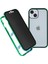 iPhone 14 Anti-Casus Telefon Kılıfı Metal Çerçeve + Çift Taraflı Temperli Cam Manyetik Tam Koruma Kılıfı - Yeşil (Yurt Dışından) 1